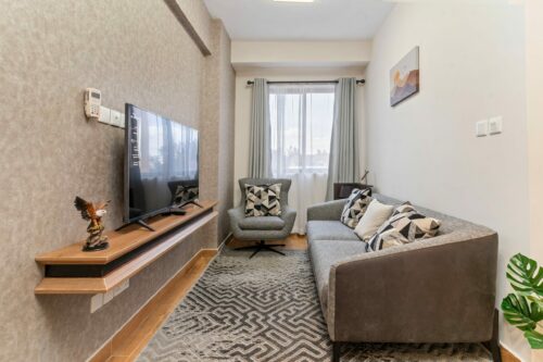 Fully Furnished & Serviced 1-Bedroom Oasis in Kilimani