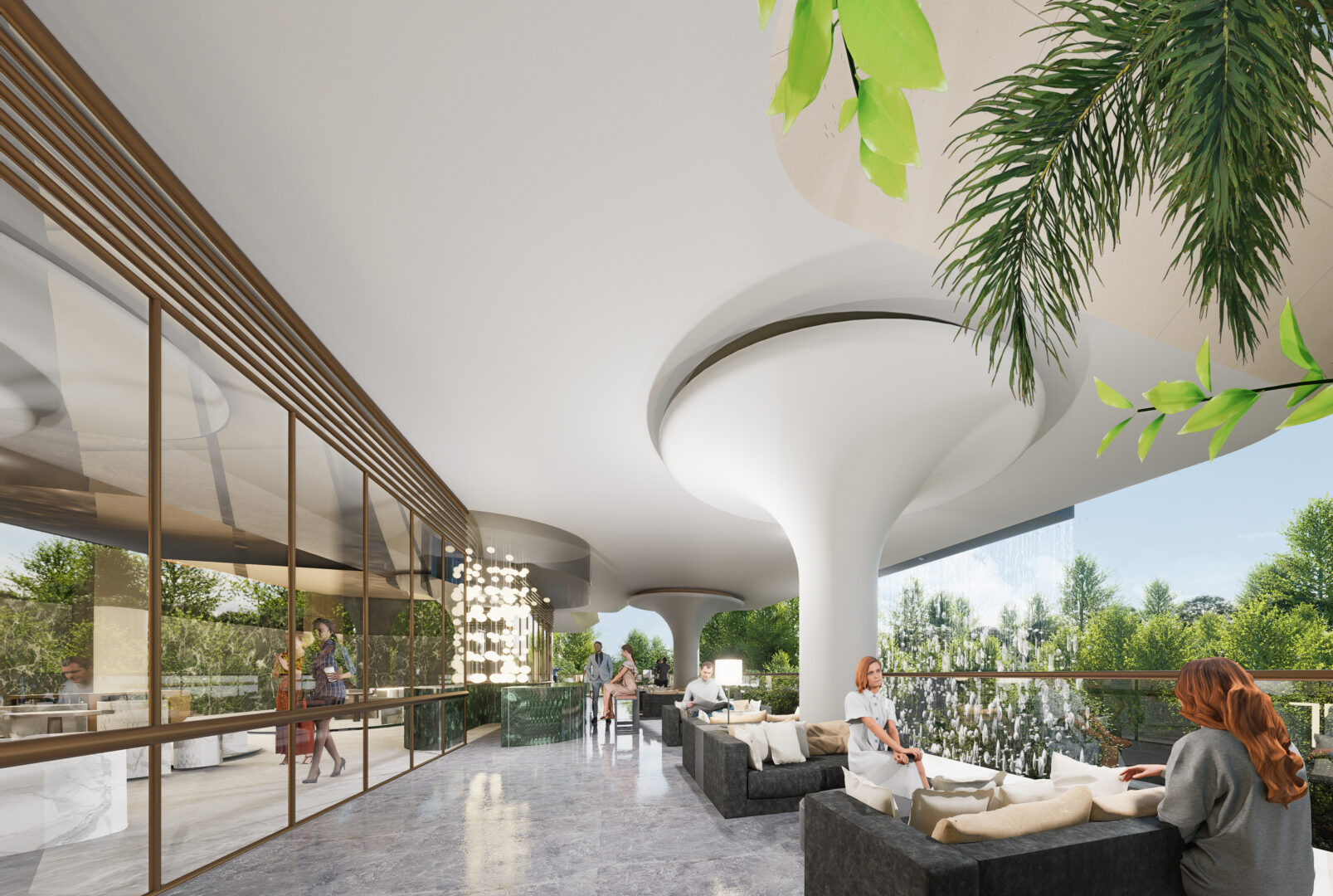 Image of external render of golden hill residences