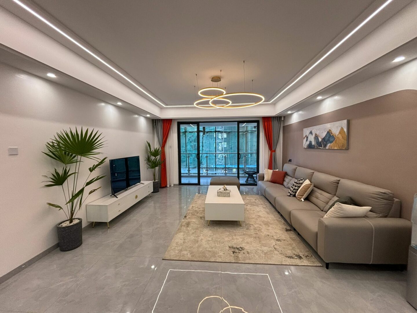 Bahari Homes Sitting area with direct access to the balcony
