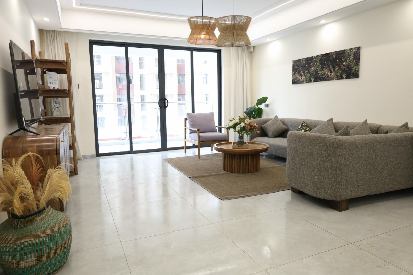 Bahari homes Bright, airy sitting area with ample room for furnishing