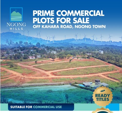 Ngong Hills — Prime Commercial Plots for Sale off Kahara Road, Ngong