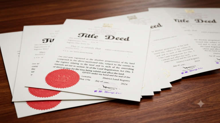How to Verify a Title Deed in Kenya in 2026: A Complete Buyer’s Guide to Avoid Land Scams.