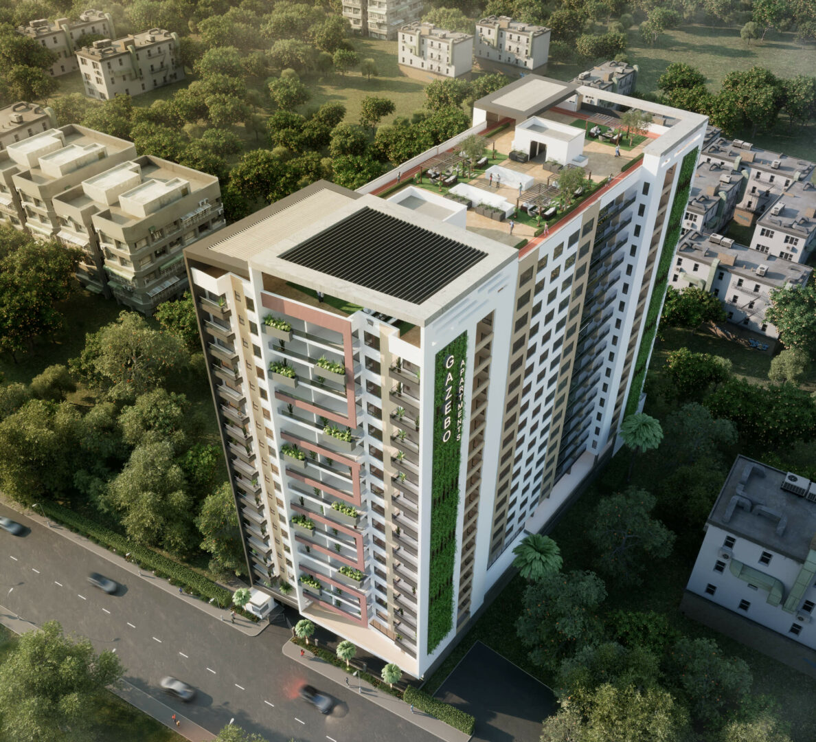 Gazebo Apartments Exterior