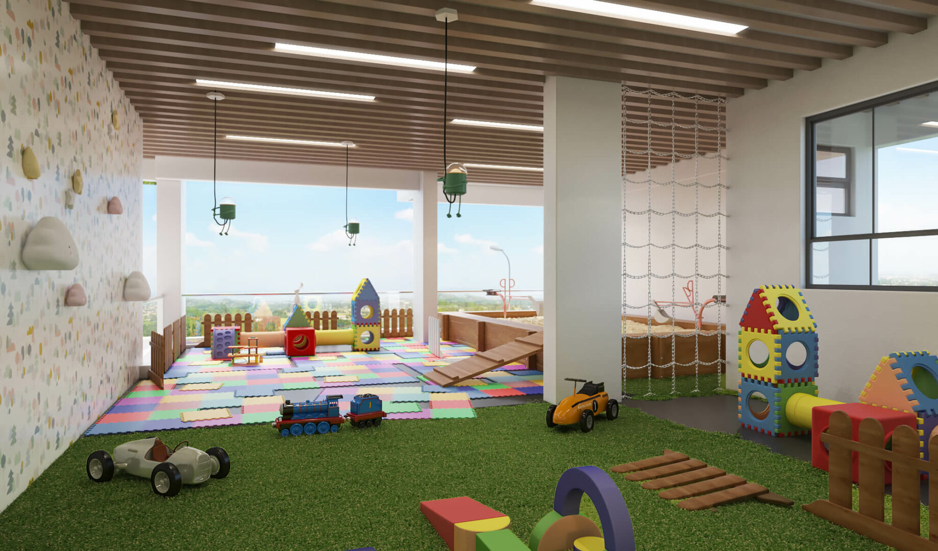 Gazebo kids play area