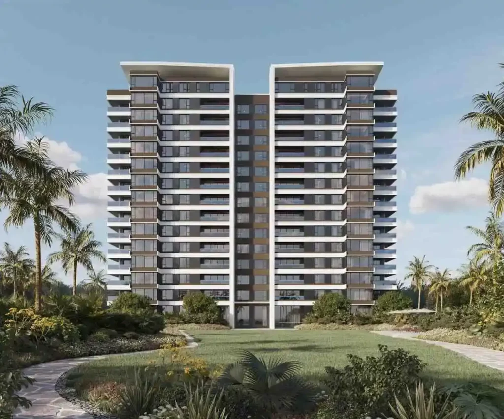 Render of the Mara Grove Apartments towers in Syokimau