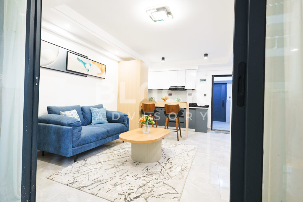 City Oasis Homes show apartment: living room